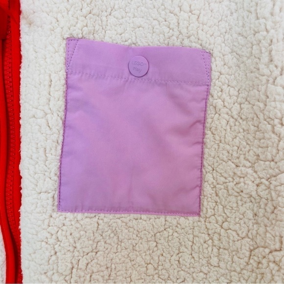Lego x Target New Size S Contrast Pocket Sherpa Jacket Cream New Limited Edition - Picture 7 of 11